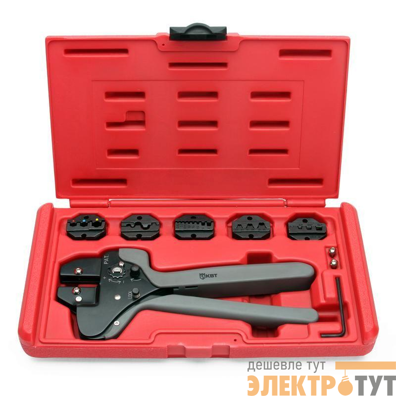 Пресс-клещи с набором матриц CTF КВТ 55922