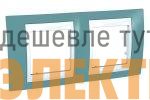 Рамка 2-м Unica Хамелеон горизонт. син./бел. SchE MGU6.004.873
