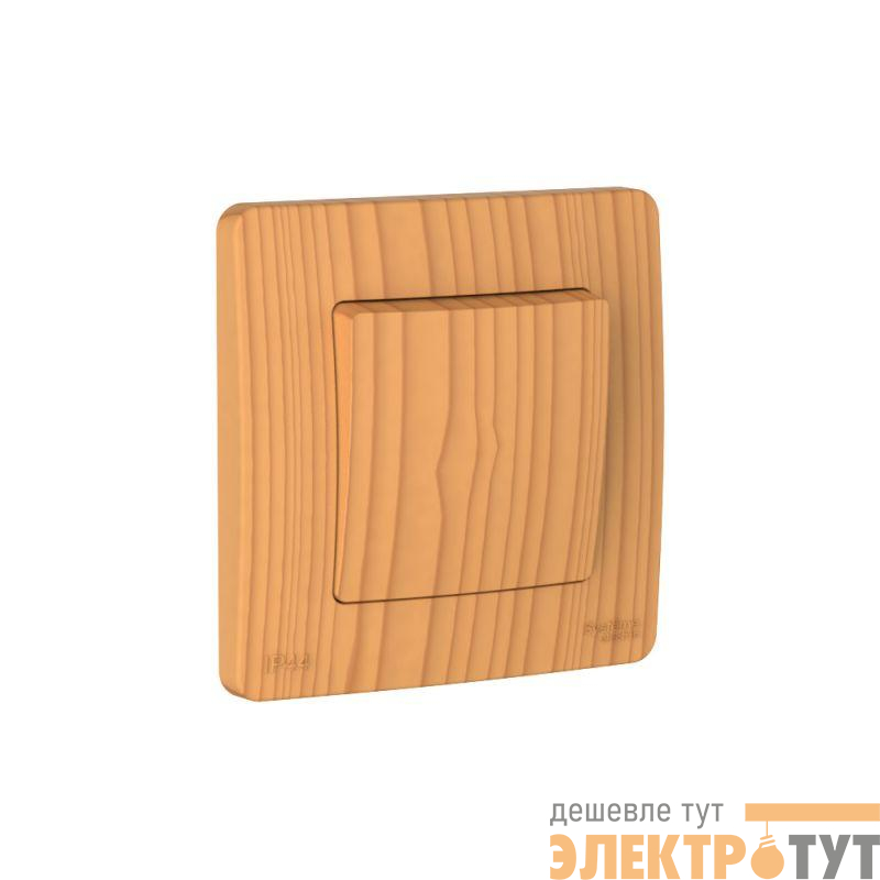 Переключатель 1-кл. СП Blanca 10А IP44 (сх.6) 250В ясень SE BLNVS410605