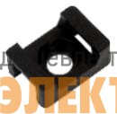 Площадка под хомуты PCP-S 22х16-100BL с монтажн. отверст. PA6.6 черн. (уп.100шт) JazzWay 5055209