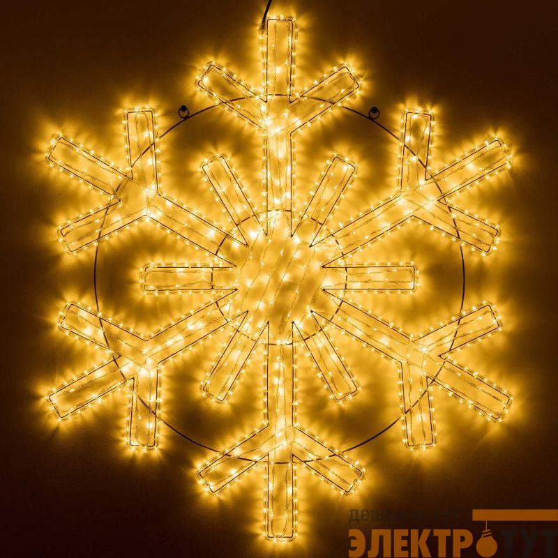 Фигура ARD-SNOWFLAKE-M11-1250x1200-604LED Warm (230В 36.5Вт) (IP65) Ardecoled 034261