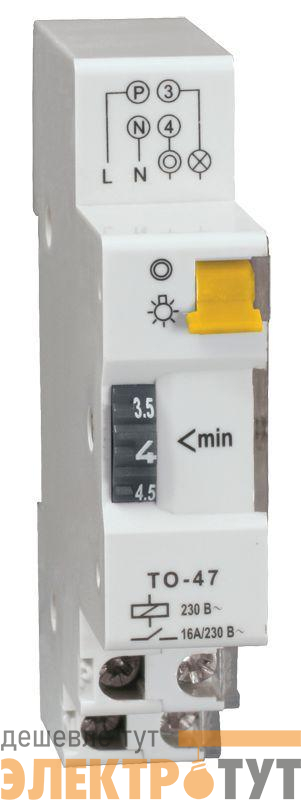 Таймер освещения ТО-47 16А 230В на DIN-рейку KARAT IEK MTA30-16