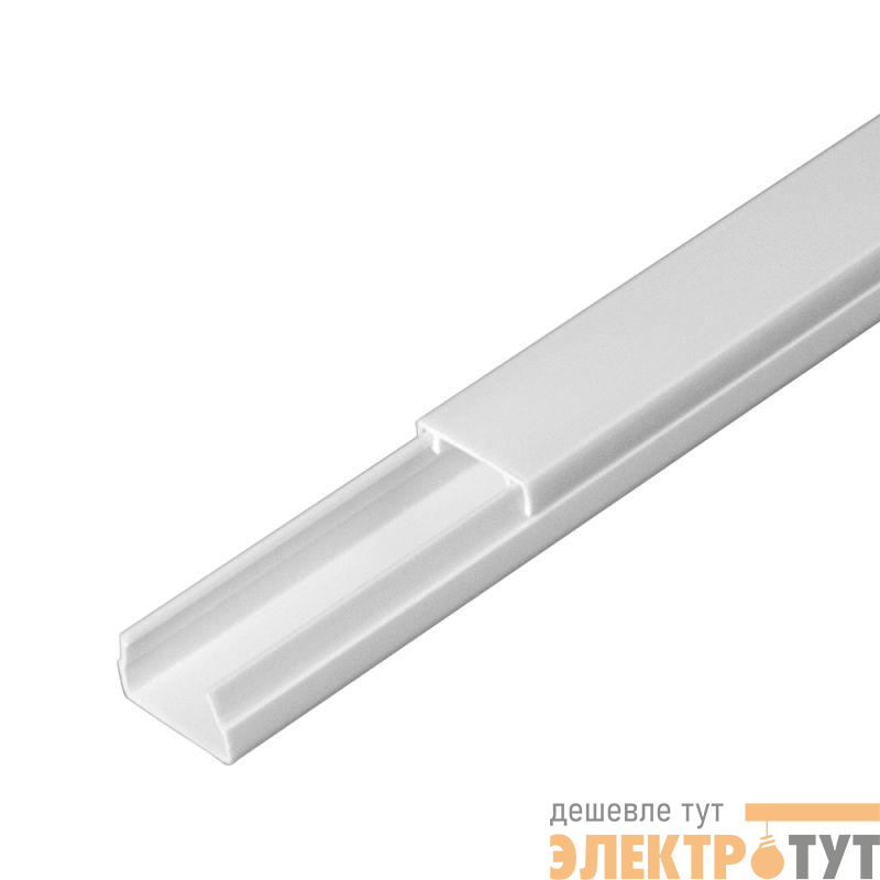 Кабель-канал 15х10 L2000 с двойн. замком бел. Промрукав PR.0325201