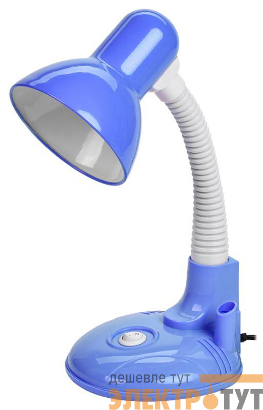 Светильник настольный 1005 с кармашком Е27 голуб. IEK LNNL5-1005-2-VV-40-K13