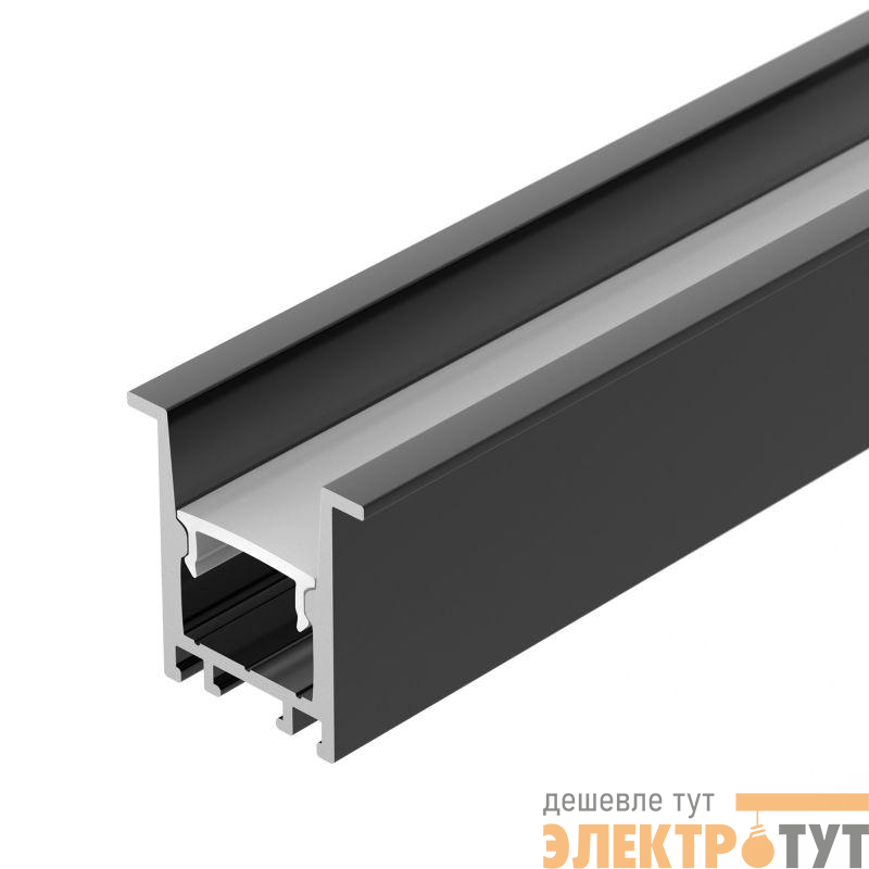 Профиль SL-COMFORT-2322-F-2000 ANOD BLACK L2000 алюм. Arlight 031771