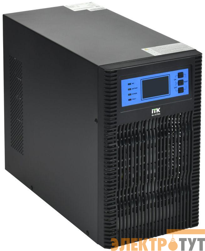Источник бесперебойного питания ELECTRA OT 10кВ.А/10кВт 192-240В DC без АКБ с регулир. ЗУ ITK EOT-0010KVA-1-L