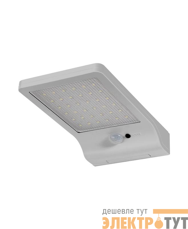 Светильник Door LED Solar 3Вт 4000К 320лм IP44 аккум. с сенсором серебр. на солнечной батарее LEDVANCE 4058075267862