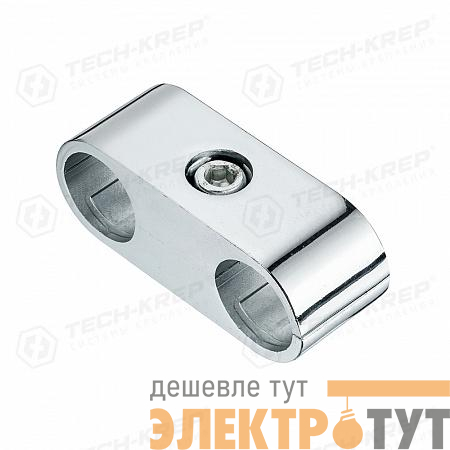 Соединитель 2-х труб параллельно хром (уп.1шт) Tech-Krep/Zitar 127447
