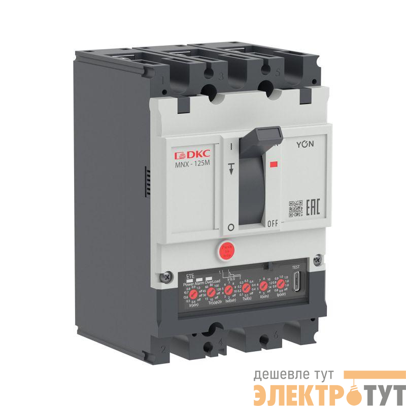 Выключатель автоматический 3P 32А 100кА pro MNX125M при AC415V расцепитель ETE YON MNX125M3PETE0032