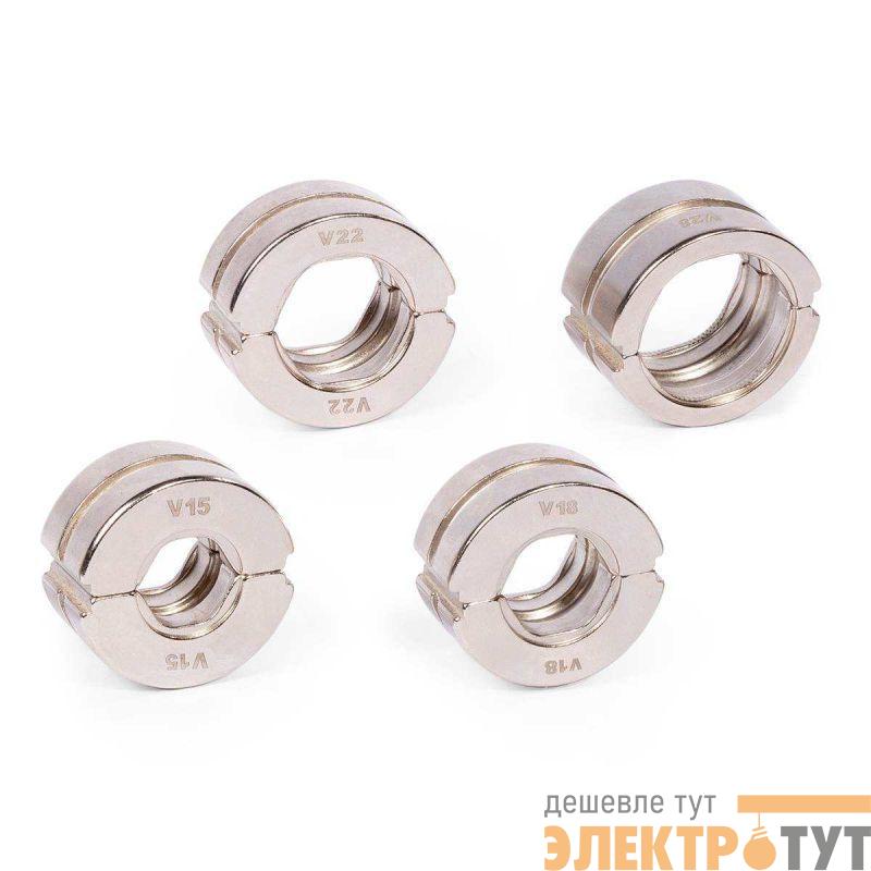 Набор матриц для опрессовки фитингов V (15-28) ПРОФИ КВТ 89623