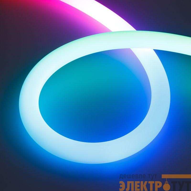 Лента светодиодная SPI-MOONLIGHT-TOP-G180-D40мм 12V RGB 360deg 21.6Вт/м IP65 wire x1 прямой вывод герметичная (уп.5м) Arlight 048828