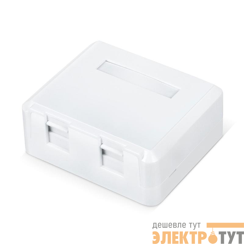 Корпус настенной розетки WR-MB-2 для установки 2-х вставок типа Keystone Jack бел. WRline 505220