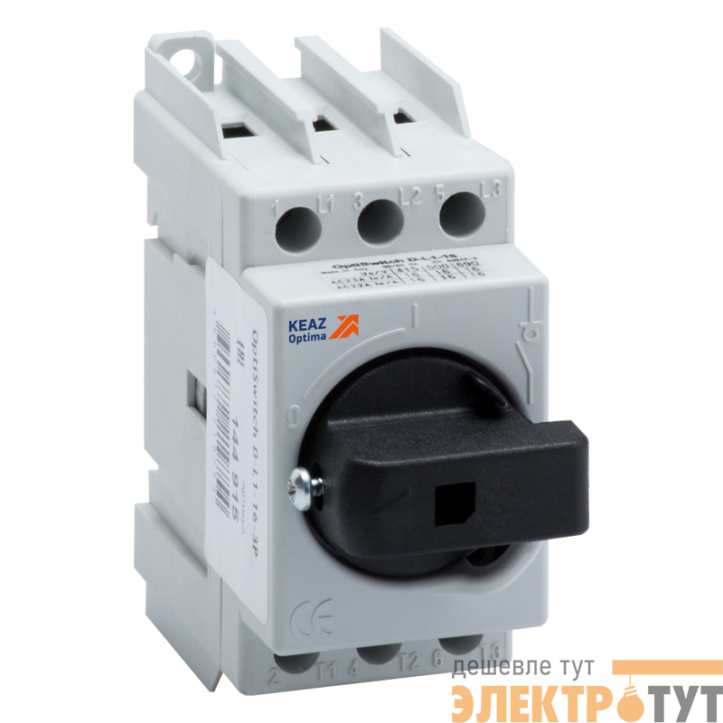 Выключатель-разъединитель 3п 63А OptiSwitch DI-63-3 КЭАЗ 332067