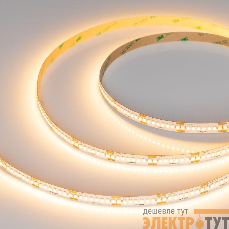 Лента светодиодная UL-A240-10mm 24V Warm 2700К 19Вт/м IP20 (уп.5м) Arlight 048129