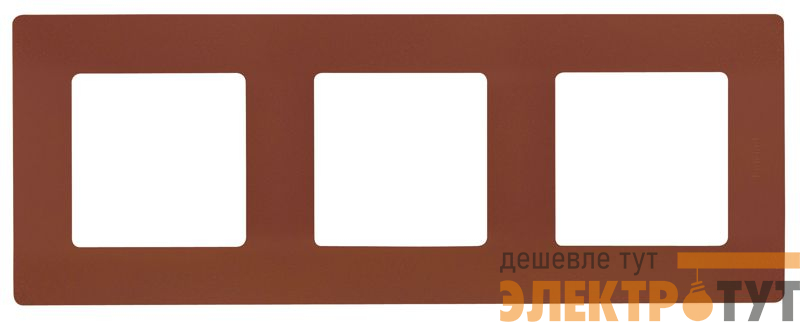 Рамка 3-м Etika какао IEK 672573