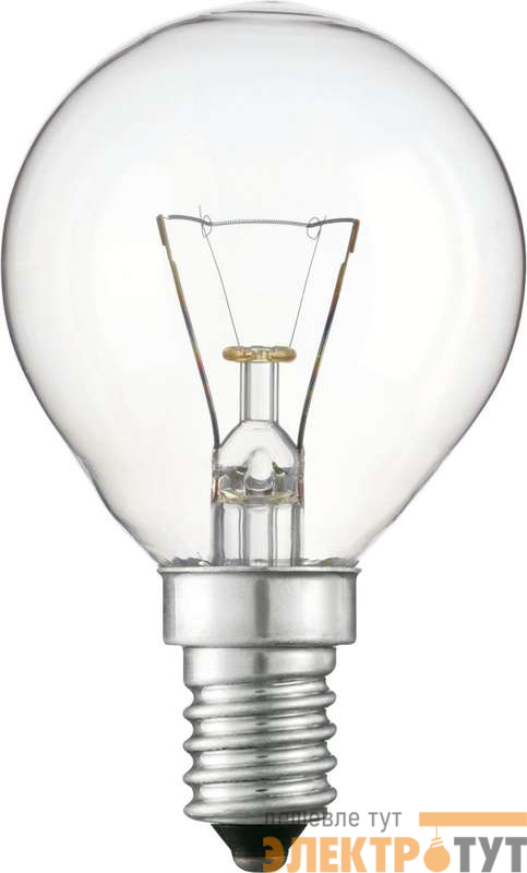 Лампа накаливания Stan 40Вт E14 230В P45 CL 1CT/10X10 Philips 926000006511 / 871150001186250