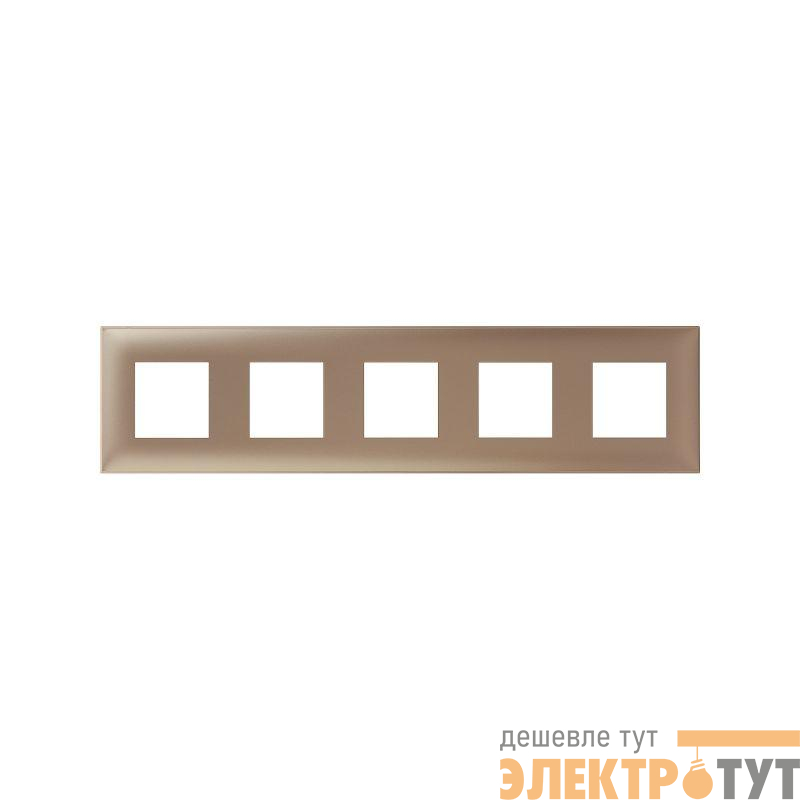 Рамка 5-м 10мод. Avanti "Кремовый жемчуг" DKC 4425900