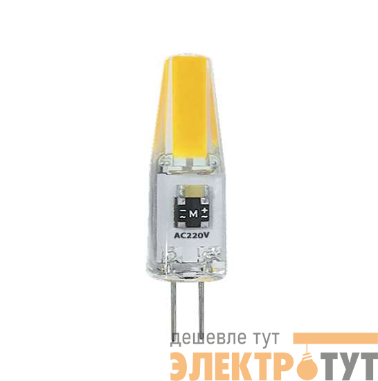 Лампа светодиодная PLED-G4 COB 3Вт капсульная 5500К холод. бел. G4 240лм 220В JazzWay 2857477 изображение