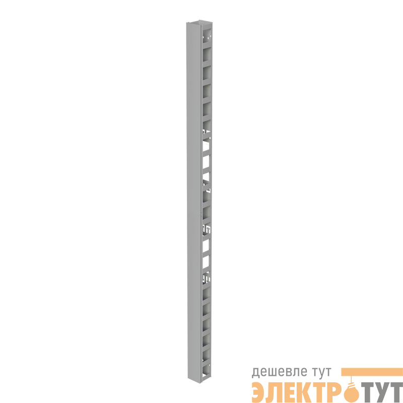 Органайзер вертикальный с крышкой 42U глубина 90мм RAL7035 DKC R5VRPC4290