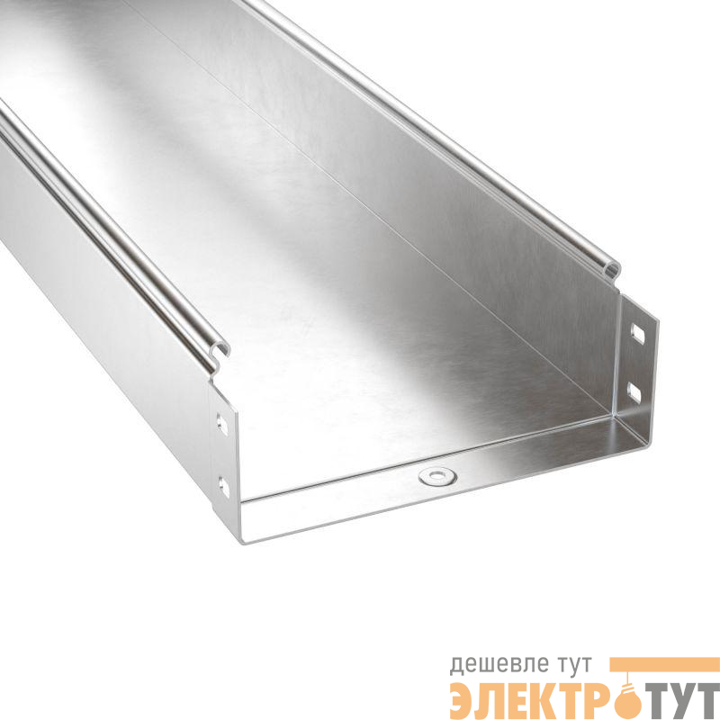 Лоток листовой неперфорир. 600х100 L3000 1.5мм цинк-ламель DKC 3510715ZL