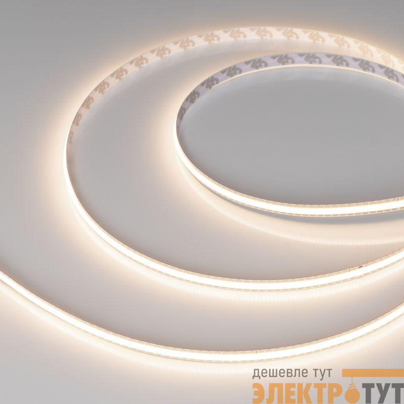 Лента светодиодная COB-X544-8mm 24V Warm 3500К 11Вт/м IP20 FreeCut свободная резка (уп.5м) Arlight 043415