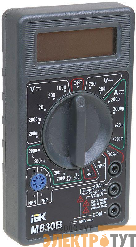 Мультиметр цифровой Universal M830B IEK TMD-2B-830