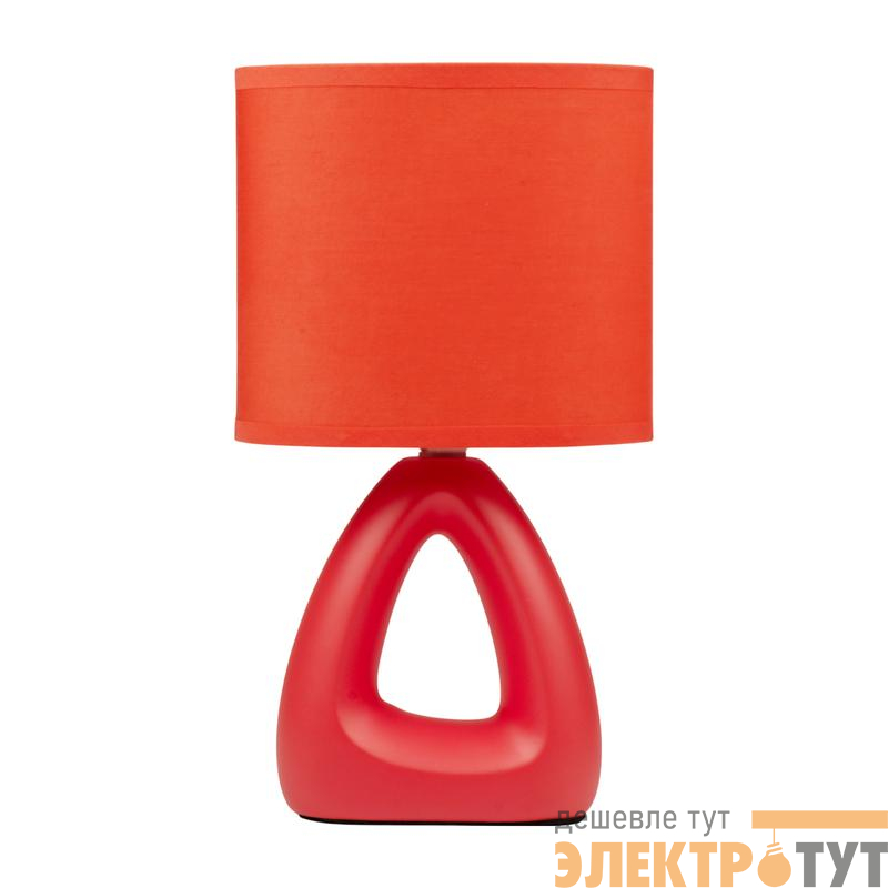 Светильник настольный JH2-01-og E14 IP20 170х100х300мм керамика; ткань; PVC-пластик оранж. JazzWay 5062290