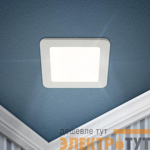 Светильник светодиодный LED 2-16-4K 16Вт 4000К встраив. квадратный ЭРА Б0058404