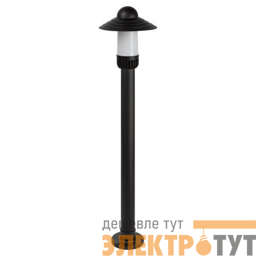 Светильник садово-парковый НТУ 01-60-010 Поллар IP54 E27 max60Вт h1060мм напольный черн. ЭРА Б0057495