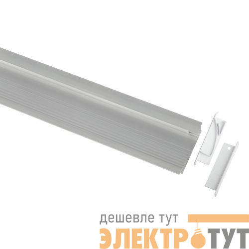 Комплект с врезным анодированным профилем 6814 68х14мм 2м Эра Б0062863