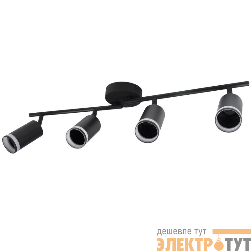 Светильник PCL-0204 4xGU10 IP20 230В BL настен./потолочн. декор. под лампу JazzWay 5066502