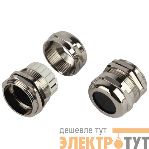 Ввод кабельный (сальник) PGM 29 d18-25мм (d отверст. 37мм) IP68 латунный (уп.3шт) NO-224-261 Эра Б0065211