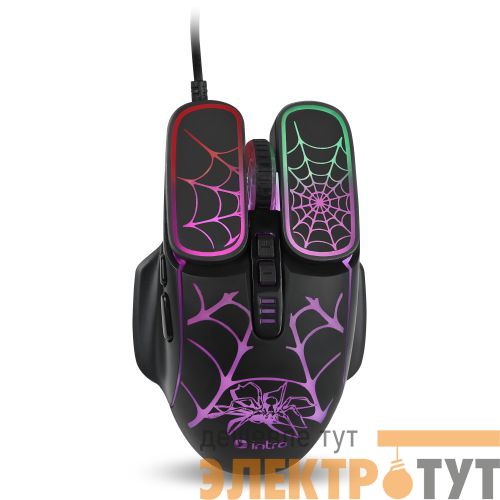 Мышь MG520 игровая проводная 1200-3600dpi черн. Intro Б0056131