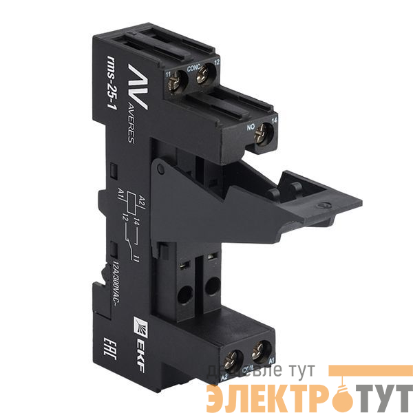 Разъем для реле РM slim 25/1 AVERES EKF rms-25-1