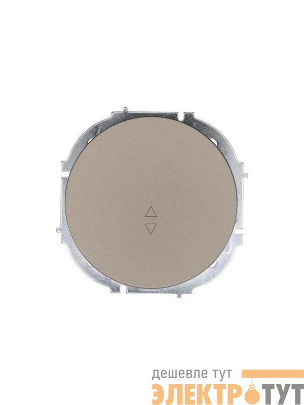 Выключатель проходной 1-кл. СП OSEN 10А IP20 механизм титан LEZARD 743-3788-105