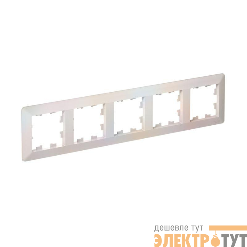 Рамка 5-м AtlasDesign Air жемчуж./дым. бел. SE ATN220405