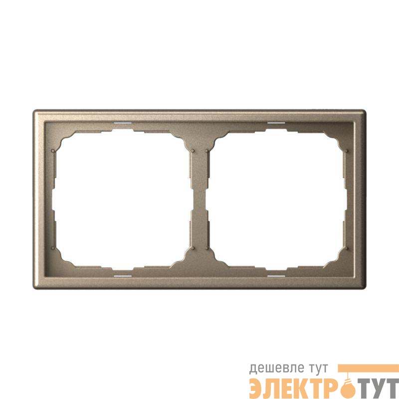 Рамка 2-м ArtGallery универс. шампань SE GAL000502