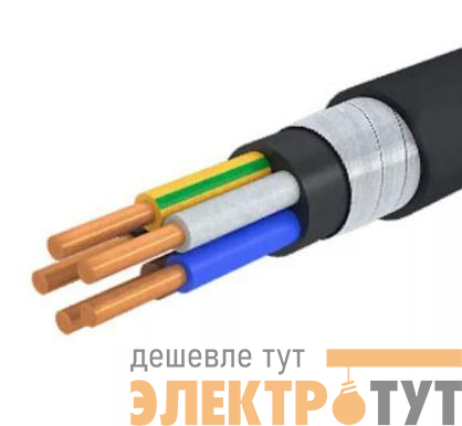 Кабель ВБШвнг(А)-LS 5х4 ОК (N PE) 0.66кВ (м) ЭЛЕКТРОКАБЕЛЬ НН 00-00006175