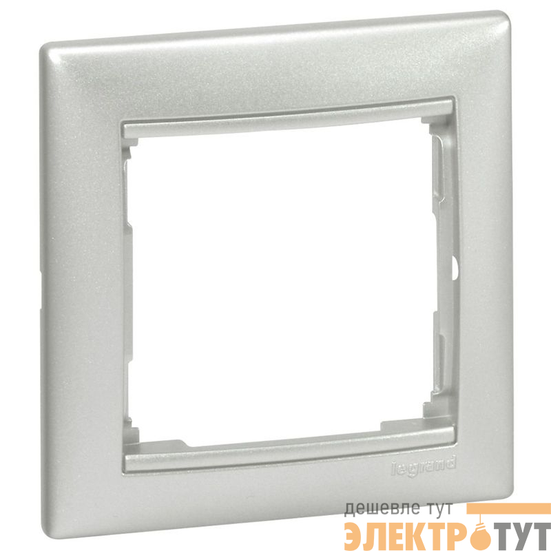 Рамка 1-м Valena горизонт. алюм. (DIY-упак.) IEK 694330