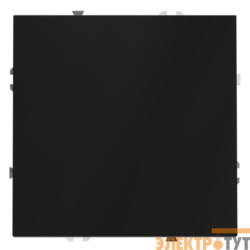 Выключатель 1-кл. СП S70 10А с самовозвратом механизм черн. матов. Voltum VLS010608