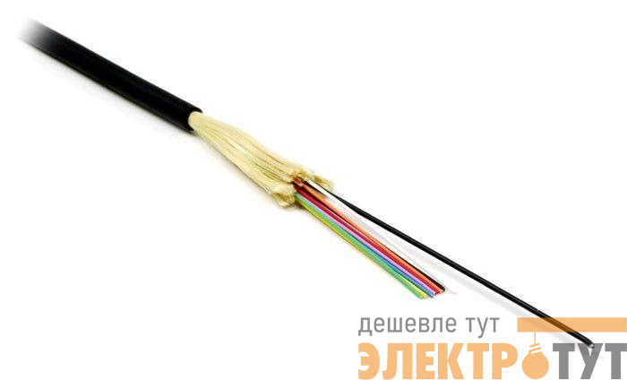 Кабель FO-DT-IN/OUT-9S-4-LSZH-BK волоконно-оптический 9/125 (SMF-28 Ultra) одномодовый 4 волокна плотное буферное покрытие (tight buffer) внутр./внешний LSZH IEC 60332-3 (-40град.C - +70град.C) черн. Hyperline 377470