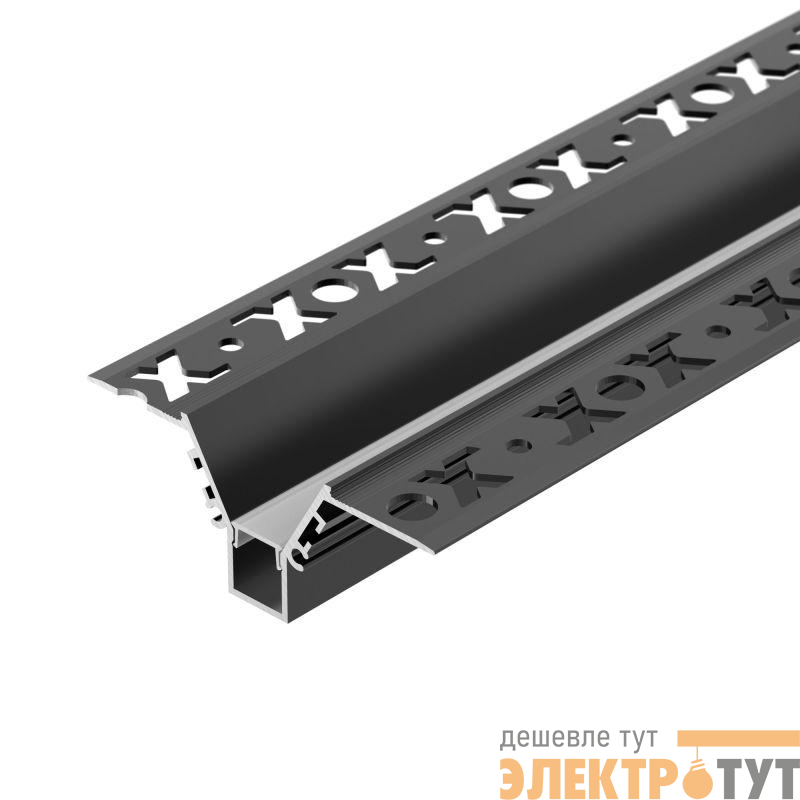 Профиль COMFORT10-V-FANTOM-2000 BLACK L2000 алюм. Arlight 052541