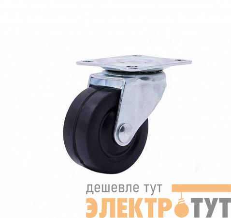 Колесо аппаратное поворотное полиамид площадка d40мм без тормоза (уп.1шт) Tech-Krep/Zitar 151200