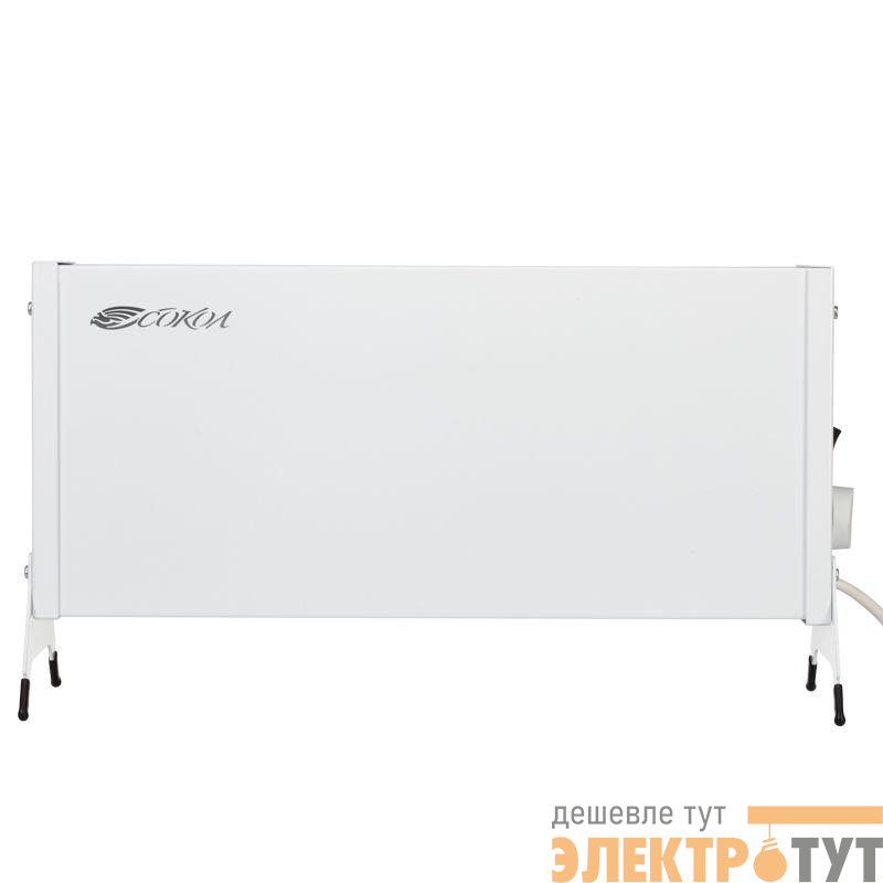 Конвектор электрический Такса с механическим термостатом 1кВт СОКОЛ 60-0121