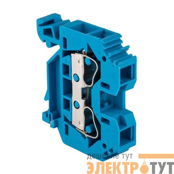 Колодка клеммная JXB-S-10 57А (284-104) пружинная син. EKF plc-jxb-s-10b