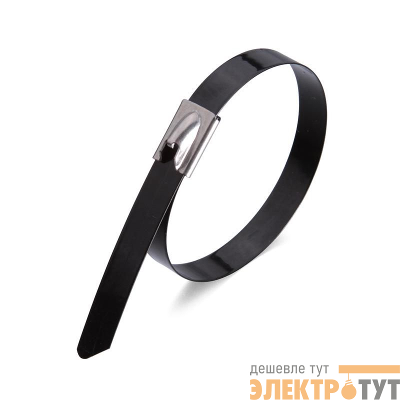 Хомут кабельный СКС-П (304) 4.6х300 стальной с покрытием (уп.100шт) Fortisflex 74933