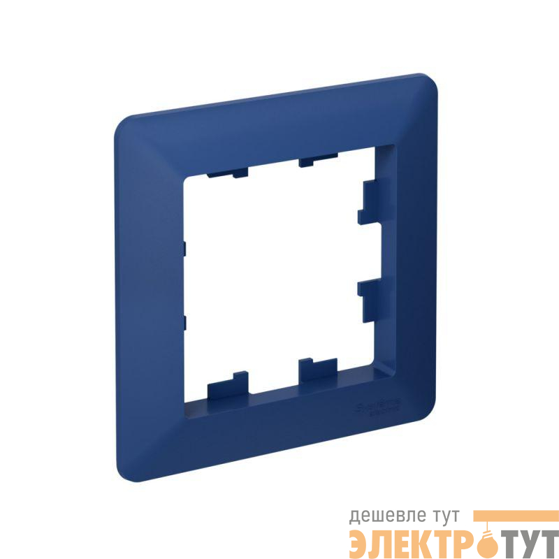 Рамка 1-м AtlasDesign Air аквамарин/дым. черн. SE ATN221101