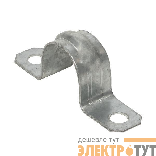 Скоба крепежная двухлапковая d19-20мм метал. (уп.10шт) PROxima EKF sm-2-19-20-r