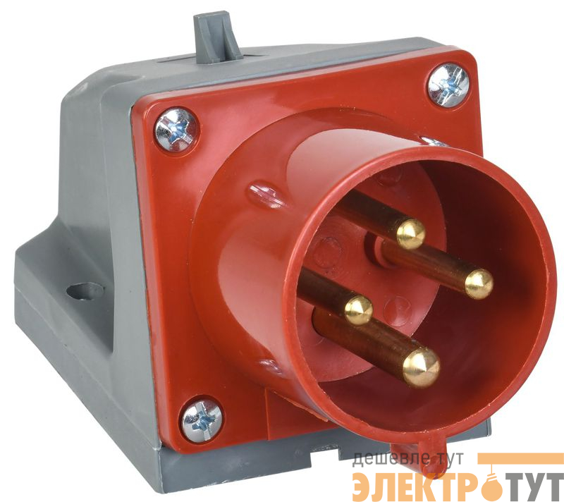 Вилка электрическая наружн. уст. 32А 3P+PE 380В IP44 ССИ-524 IEK PSR52-032-4
