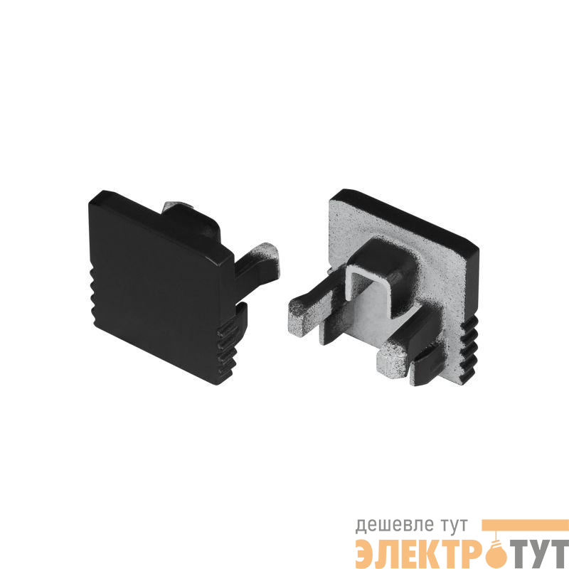 Заглушка SL-MINI-10 BLACK глухая пластик (комплект) Arlight 049414